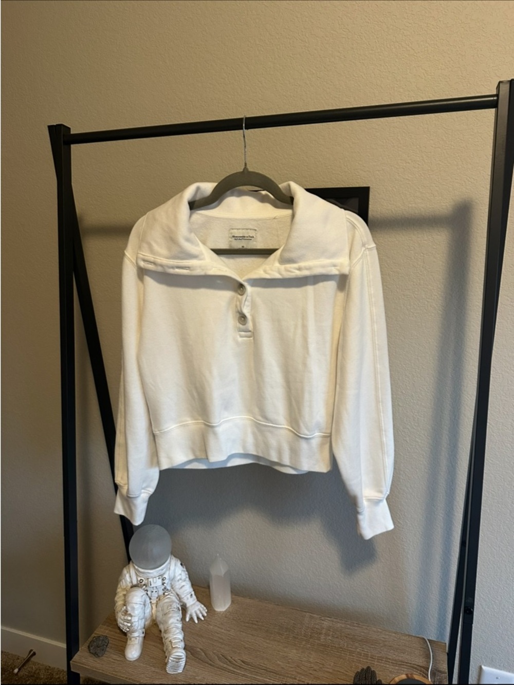 NWT Abercrombie & Fitch Soft A&F Funnel Neck Sweatshirt XS